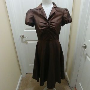 Bcbg brown dress